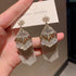 S925 Silver Boho Earrings Vintage Beaded Earrings Retro Dangle Earrings