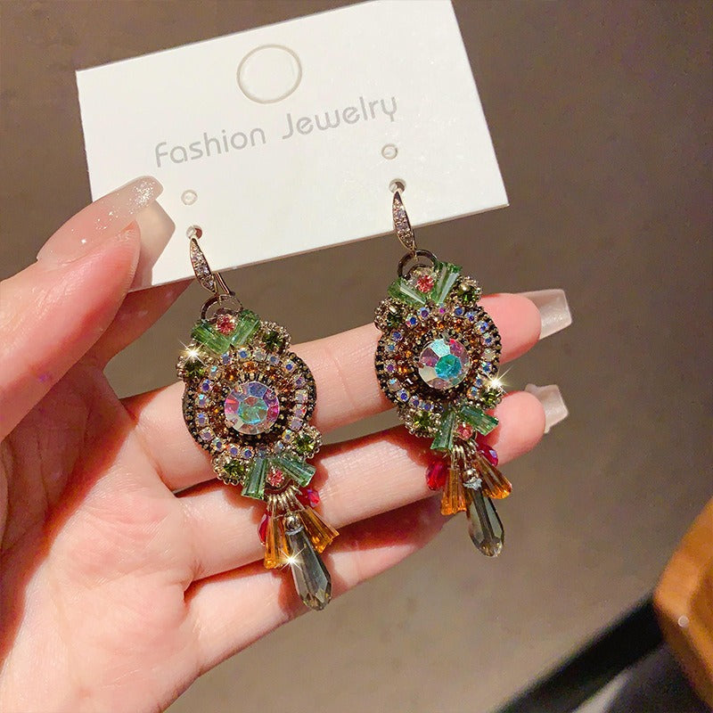 Boho Earrings for Women Vintage Dangle Earrings Bohemian Beaded Earrings