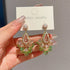 Linglang Handmade Beaded Drop Earrings for Women Boho Statement Earrings Sterling Dangle Earrings Jewelry Gifts