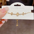 Dainty Opal 14K Gold Plated Bracelet Beaded Bracelet