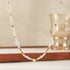 Linglang Handmade Beaded Necklace Glass Beads Chain Choker Pearl Necklace Chic Jewelry Gifts