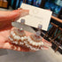 S925 Silver Handmade Natural Pearl Earrings Boho Beaded Drop Earrings