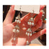 Linglang Pearl Drop Earrings Boho Earrings Pearl Earrings Beaded Earrings Pearl Jewelry for Women