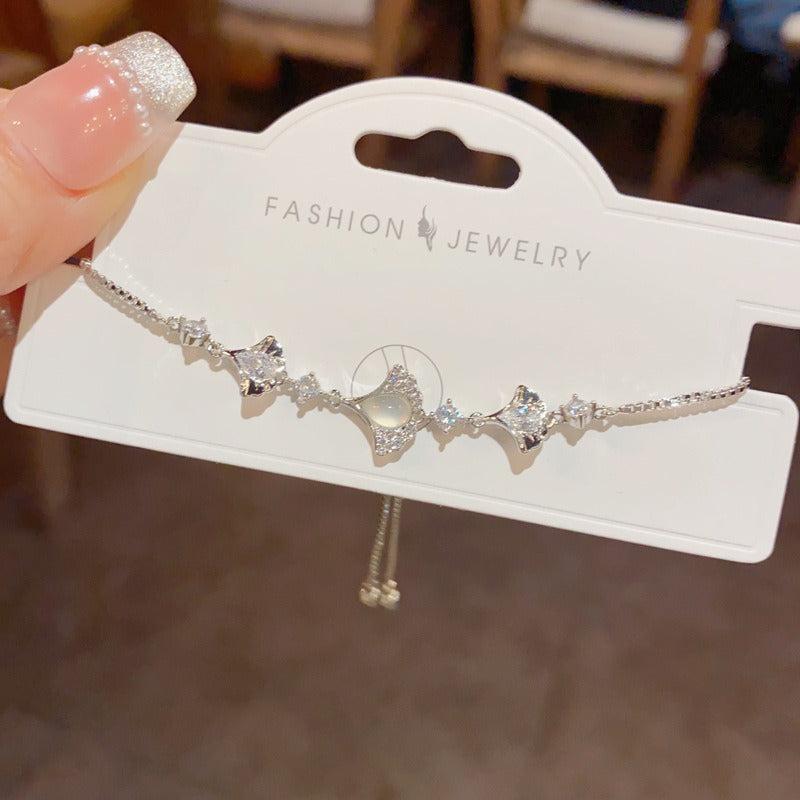 Dainty Opal 14K Gold Plated Bracelet Beaded Bracelet