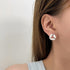 Linglang S925 Stud Earrings Dainty Sterling Silver Earrings Minimalist Hypoallergenic Earrings