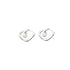 Linglang S925 Small Hoop Earrings Heart Shape Sterling Silver Earrings for Women Gifts Trendy Huggie Hoop Earrings
