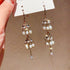 Linglang Pearl Drop Earrings Boho Earrings Pearl Earrings Beaded Earrings Pearl Jewelry for Women