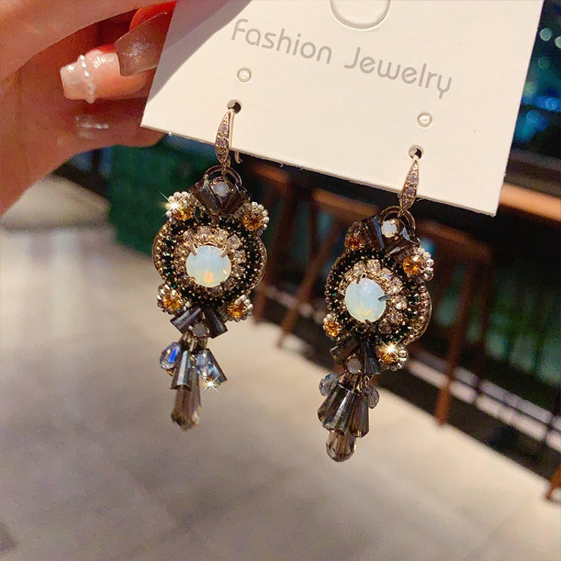 Boho Earrings for Women Vintage Dangle Earrings Bohemian Beaded Earrings