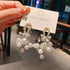 Linglang Boho Earrings for Women Trendy Pearl Earrings Beaded Earrings Stud Earrings Pearl Jewelry