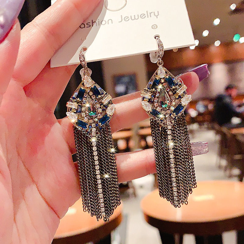 Linglang Boho Beaded Dangle Earrings for Women Vintage Drop Earrings