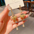 Handmade Boho Drop Earrings Beaded Dangle Earrings Pearl Jewelry