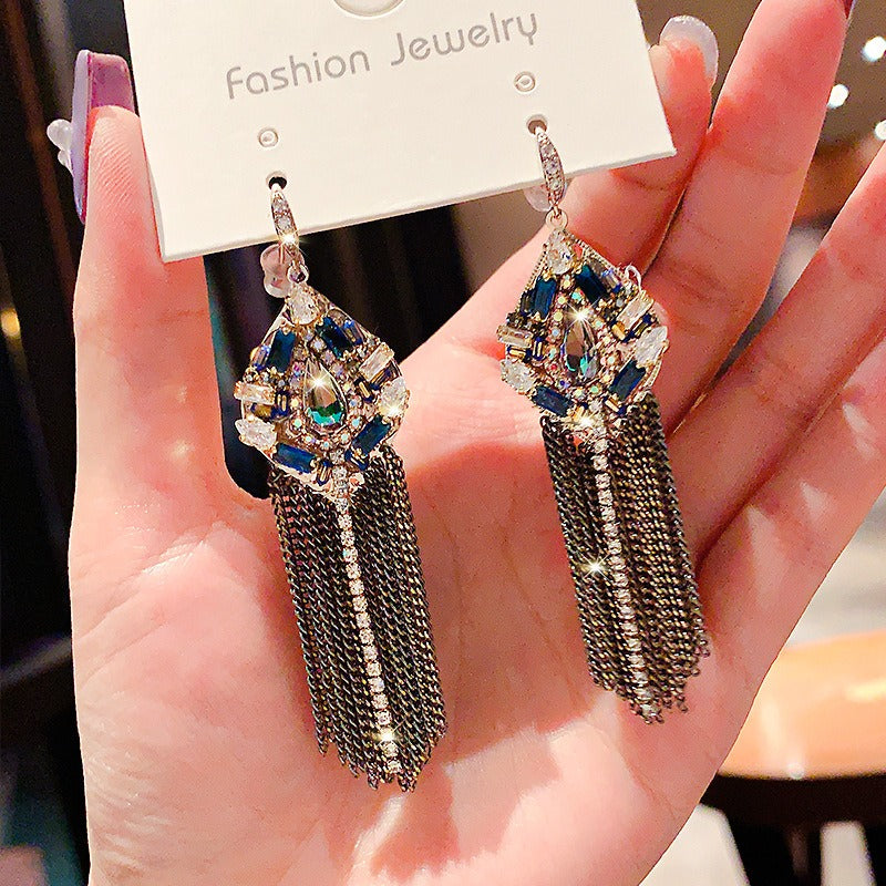 Linglang Boho Beaded Dangle Earrings for Women Vintage Drop Earrings