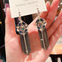 Linglang Boho Beaded Dangle Earrings for Women Vintage Drop Earrings
