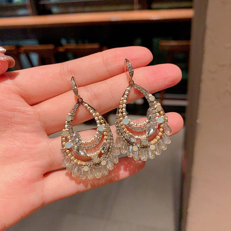 Handmade Beaded Earrings Drop Earrings Boho Dangle Earrings for Women
