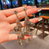 S925 Silver Earrings Boho Drop Earrings Long Beaded Dangle Earrings