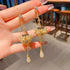 Handmade Boho Drop Earrings Beaded Dangle Earrings Pearl Jewelry
