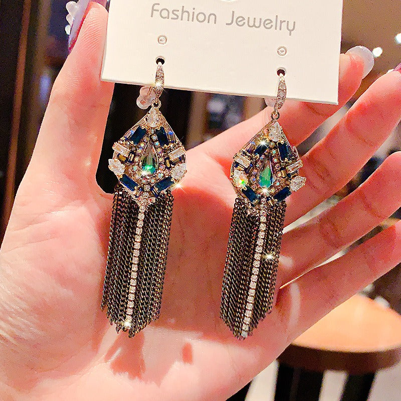 Linglang Boho Beaded Dangle Earrings for Women Vintage Drop Earrings