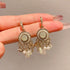 Handmade Boho Beaded Earrings Vintage Dangle Earrings Pearl Earrings