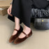 Vintage Flats Mary Jane Shoes Elegant Shoes for Women Soft Ballet Flats Slip On Flats Women's Flats