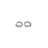 Linglang S925 Sterling Silver Cuff Earrings Dainty Sterling Silver Earrings Trendy Hoop Earrings