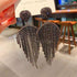 Linglang Dainty Sparkling Earrings Long Tassel Earrings Chic Dangle Earrings
