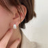 Linglang Matte Silver Hoop Earrings Minimalist Brushed Earrings Jewelry for Girls Dainty Hypoallergenic Earrings
