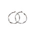 Linglang S925 Sterling Silver Earrings Trendy Earrings for Women Large Silver Hypoallergenic Hoop Earrings