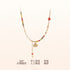 Linglang Handmade Colorful Beaded Necklace Natural Stone Pendant Necklace Freshwater Pearl Jewelry