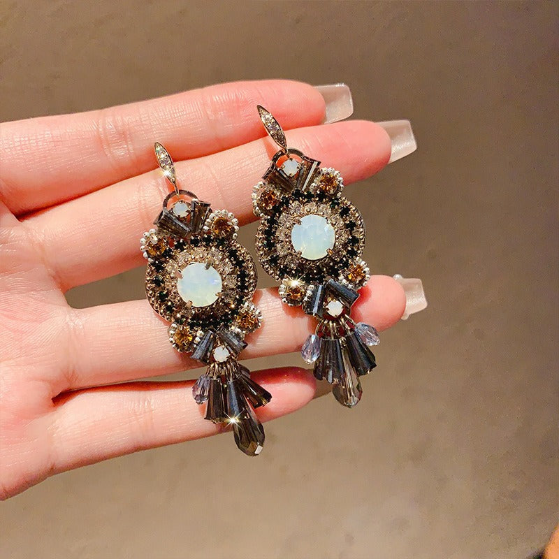 Boho Earrings for Women Vintage Dangle Earrings Bohemian Beaded Earrings