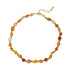 Linglang Colored Crystal Necklaces Natural Stone Beaded Necklace Black Quartz Rutilated Necklace Beaded Jewelry