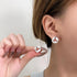 Linglang S925 Stud Earrings Dainty Sterling Silver Earrings Minimalist Hypoallergenic Earrings