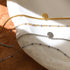 Linglang 18K Gold Plated Layered Necklace Retro Beaded Necklace Chain Gold Dainty Choker for Women