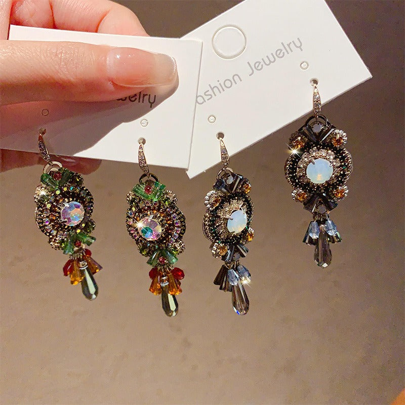Boho Earrings for Women Vintage Dangle Earrings Bohemian Beaded Earrings