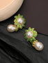 Flower Personalized Creative Pearl Earrings with 925 Silver Stud