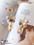Kanani Handmade Natural Flower Epoxy Drop Earrings