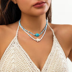 Bohemia Beach Ocean Necklace Starfish Necklace Shell Choker Women's Jewelry