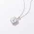 Xanthe 925 Sterling Silver Squar Gemstone Pendant Adjustable Necklace