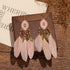 Dahlia Vintage Bohemia Feather Tassel Earrings