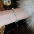 Linglang Elegant Gold Plated Bracelet Dainty Adjustable Zirconia Bracelet Hypoallergenic Summer Jewelry