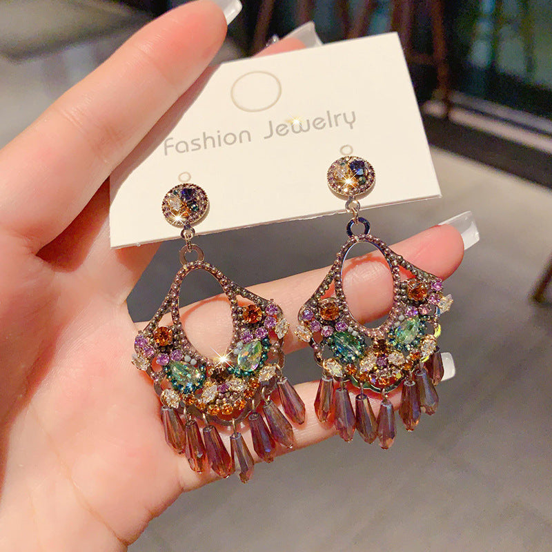 Linglang Bohemian Earrings Vintage Dangle Earrings for Women Retro Drop Earrings Vintage Jewelry