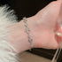 14K Gold Plated Zircon Bracelet Snowflake Cross Pearl Bracelet