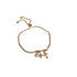 Linglang 14K Gold Plated Zircon Bracelet Snowflake Cross Pearl Bracelet Elegant Tennis Bracelet Ideas