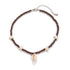 LingLang Bohemia Summer Beach Shell Necklace Beaded Choker for Women