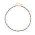 Linglang Black Spinel Layered Necklace Handmade Beaded Necklace Set Retro Jewelry Boho Pendant Necklace