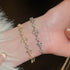 Linglang 14K Gold Plated Zircon Bracelet Snowflake Cross Pearl Bracelet Elegant Tennis Bracelet Ideas