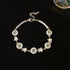 Linglang Retro Zirconia Bracelets Gold Plated Stackable Bracelet Adjustable Tennis Bracelet Trendy Jewelry Gifts