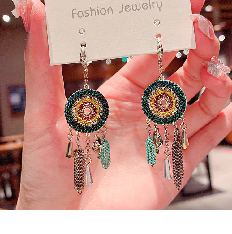 Linglang Vintage Drop Earrings Dangle Earrings for Women Boho Earrings Retro Earrings Boho Jewelry