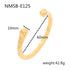 Linglang 18K Gold Plated Adjustable Open Bangle Cuff Bracelets for Women Fashion Gold Jewelry Gifts