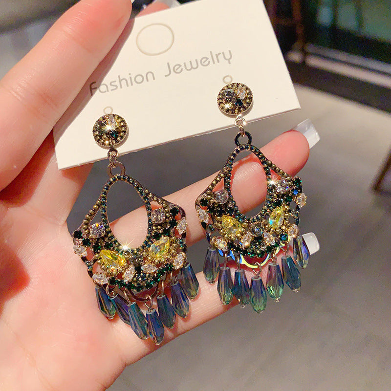 Linglang Bohemian Earrings Vintage Dangle Earrings for Women Retro Drop Earrings Vintage Jewelry