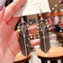 Linglang Boho Beaded Dangle Earrings for Women Vintage Drop Earrings